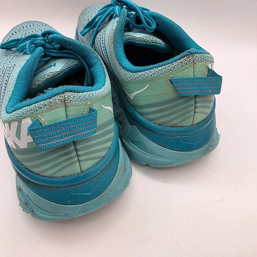 Hoka One One Arahi 4 Blue Aqua Running Shoes Womens Size 7 ASCS